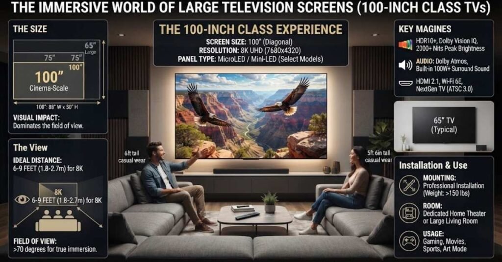 Large Television Screens (100-Inch TVs)