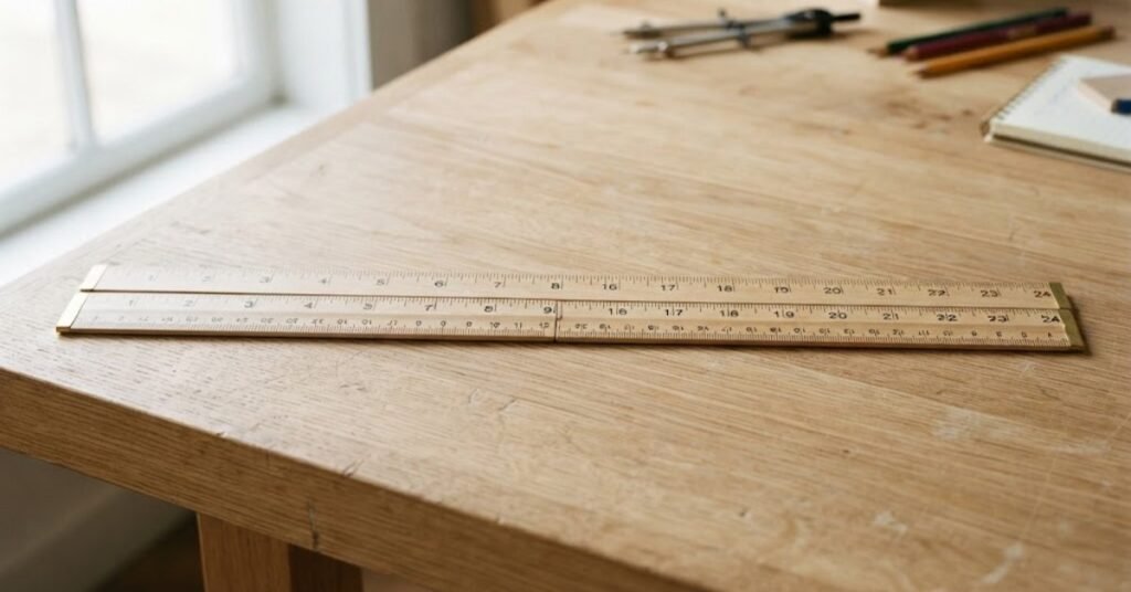 Two Standard 12-Inch Rulers End-to-End