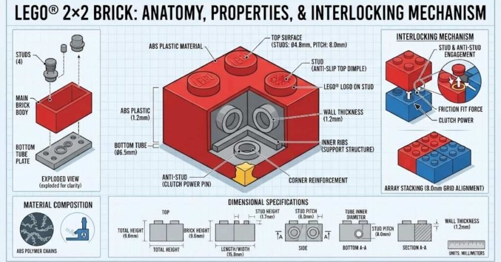 2×2 Lego Brick