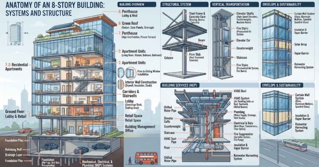 8-Story Building