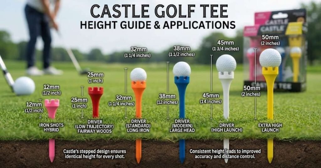Castle Golf Tee Height