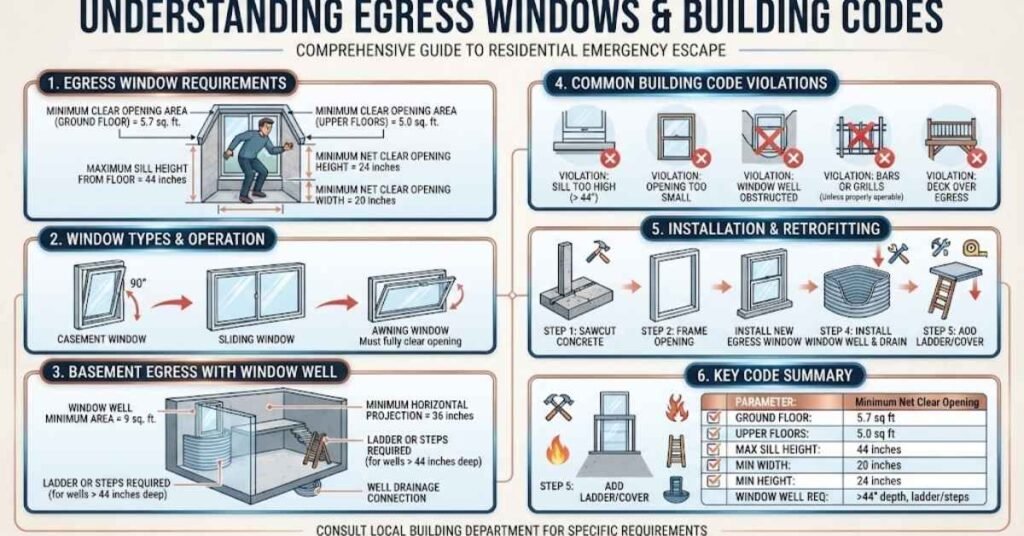 Egress Windows and Building Codes