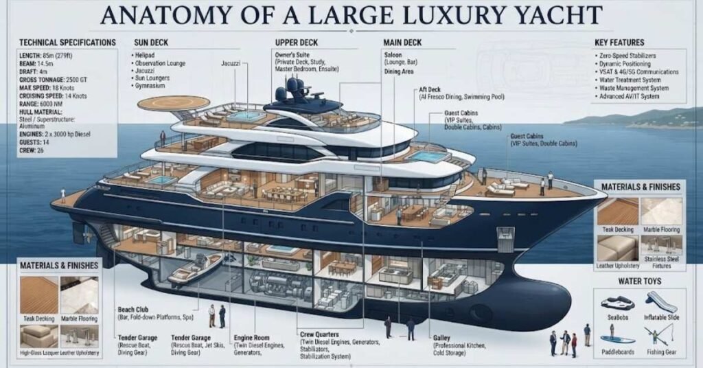 Large Luxury Yacht