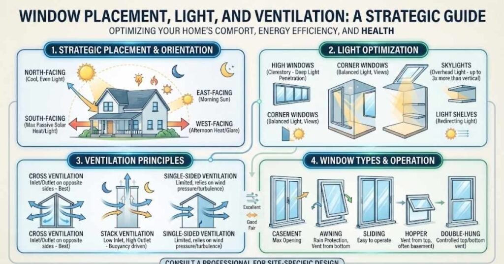Window Placement, Light, and Ventilation