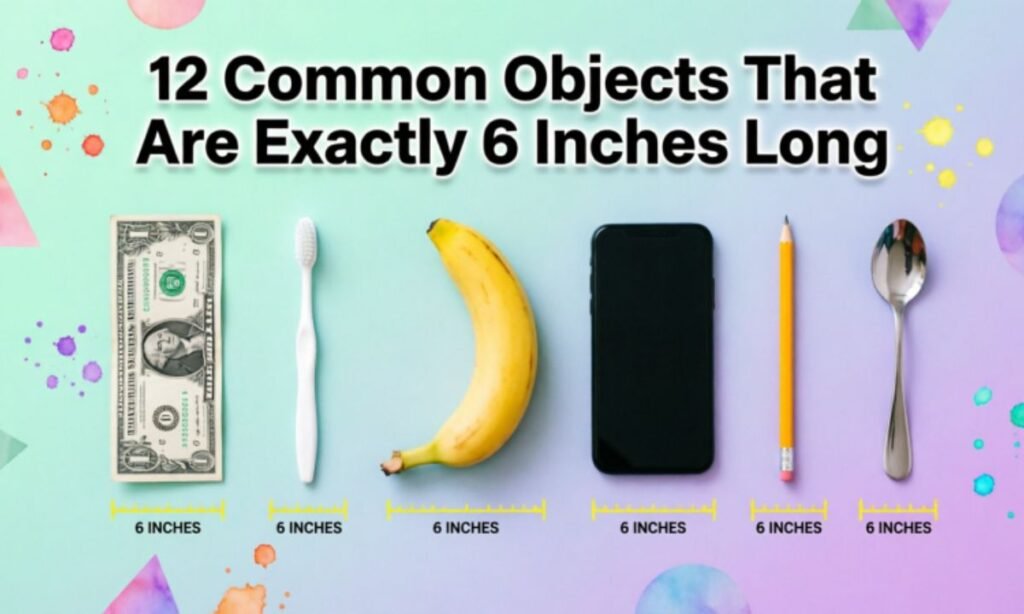 12 Common Objects That Are Exactly 6 Inches Long