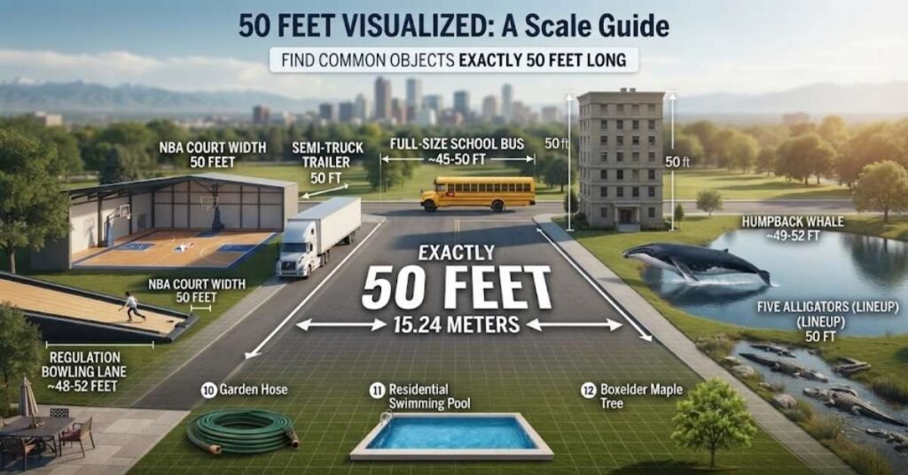 50 feet visualized
