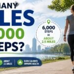 how many miles is 6,000 steps
