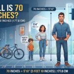 how tall is 70 inches