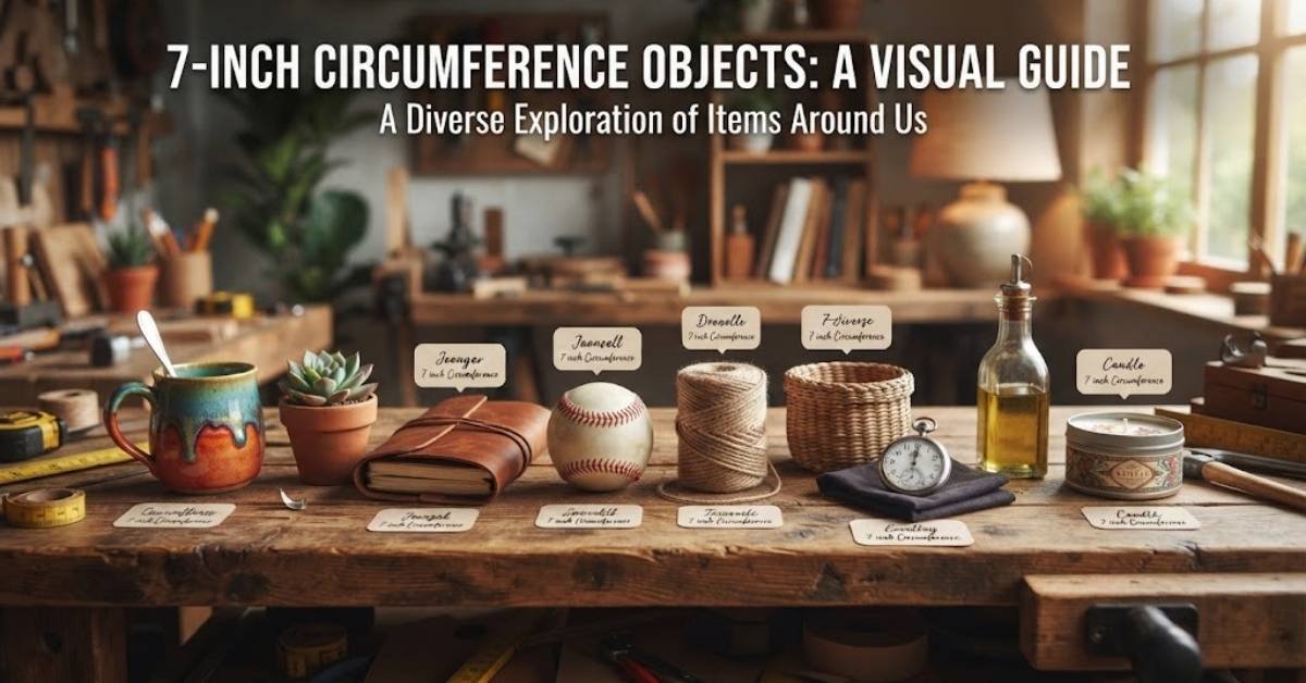 7 inch circumference objects