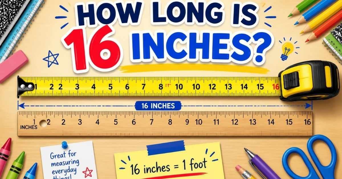how long is 16 inches