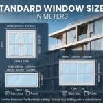 standard window size in meters